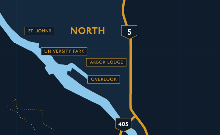 North Portland Map